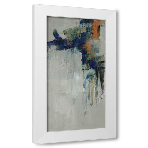 Traction I White Modern Wood Framed Art Print by Goldberger, Jennifer