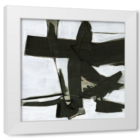 Ode an Kline III White Modern Wood Framed Art Print by Goldberger, Jennifer