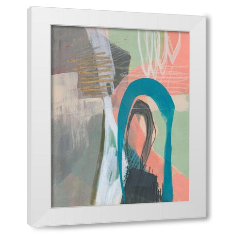 Marks in Marks I White Modern Wood Framed Art Print by Goldberger, Jennifer