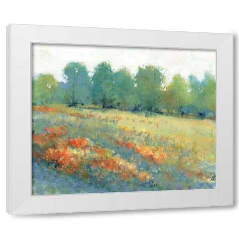 Rural Land I White Modern Wood Framed Art Print by OToole, Tim