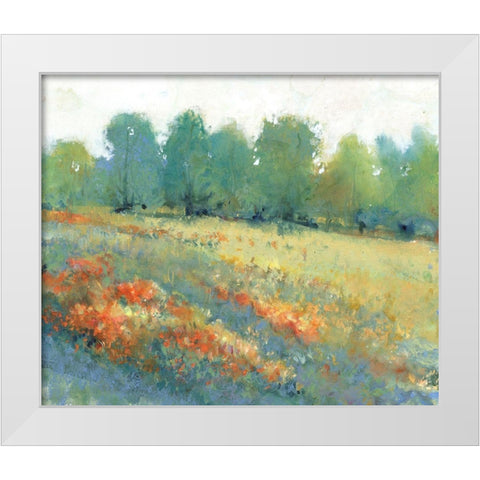 Rural Land I White Modern Wood Framed Art Print by OToole, Tim