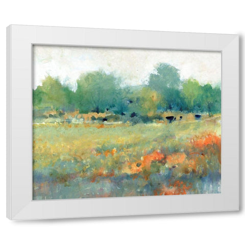 Rural Land II White Modern Wood Framed Art Print by OToole, Tim