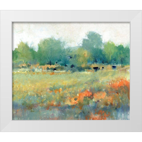 Rural Land II White Modern Wood Framed Art Print by OToole, Tim