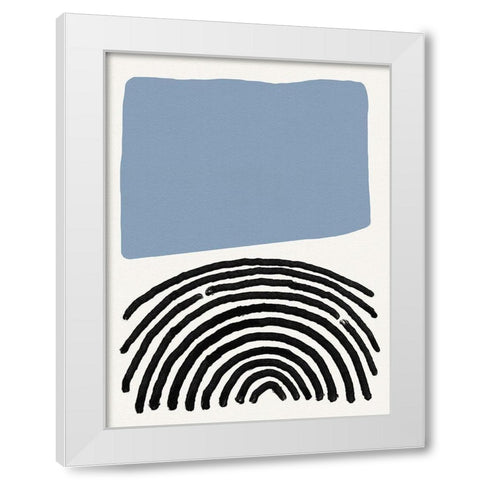 Good Vibes III White Modern Wood Framed Art Print by Green, Jacob