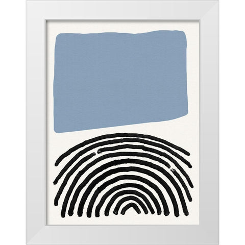 Good Vibes III White Modern Wood Framed Art Print by Green, Jacob
