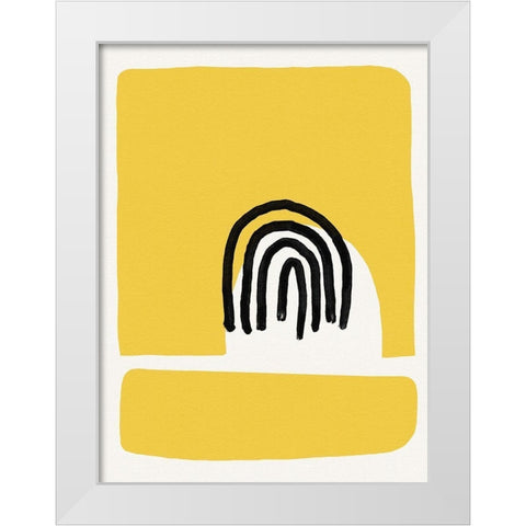 Good Vibes IV White Modern Wood Framed Art Print by Green, Jacob