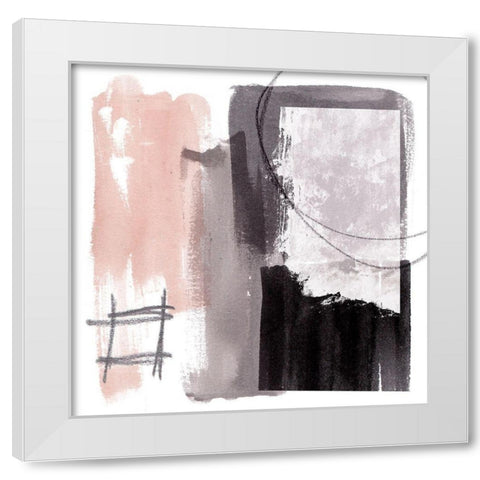 Coexistence IV White Modern Wood Framed Art Print by Wang, Melissa