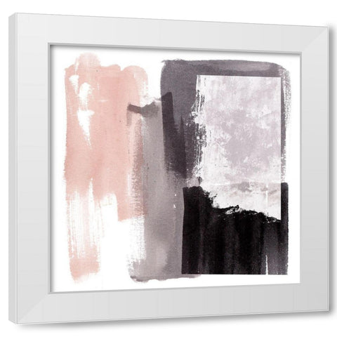 Coexistence VIII White Modern Wood Framed Art Print by Wang, Melissa