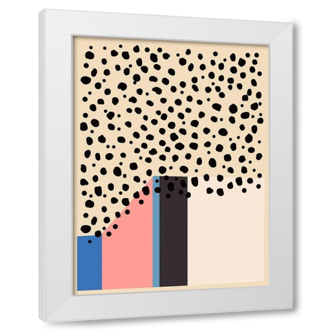 Color Studies I White Modern Wood Framed Art Print by Wang, Melissa