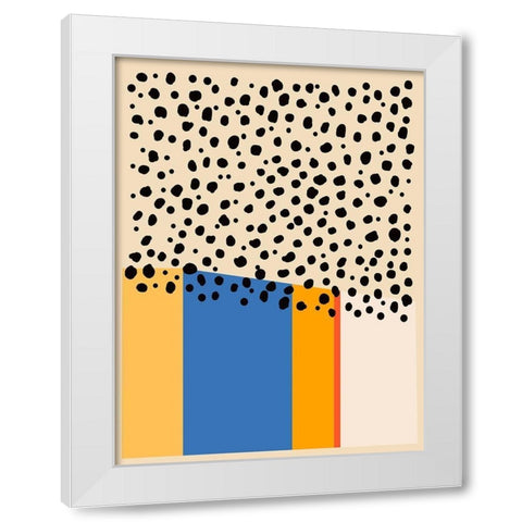 Color Studies IV White Modern Wood Framed Art Print by Wang, Melissa