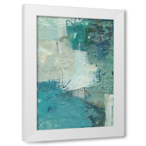 Terrene Abstract VI White Modern Wood Framed Art Print by Jachimiec, Sue