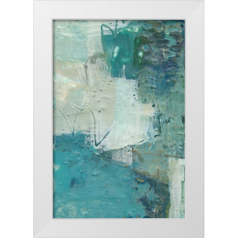 Terrene Abstract VI White Modern Wood Framed Art Print by Jachimiec, Sue