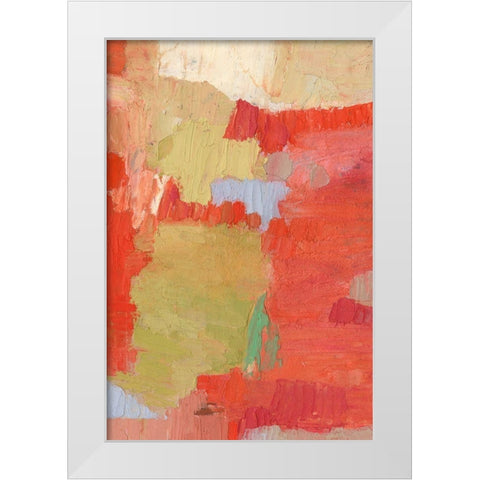 Bright Costa I White Modern Wood Framed Art Print by Jachimiec, Sue