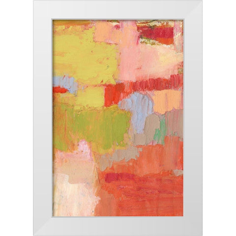Bright Costa II White Modern Wood Framed Art Print by Jachimiec, Sue