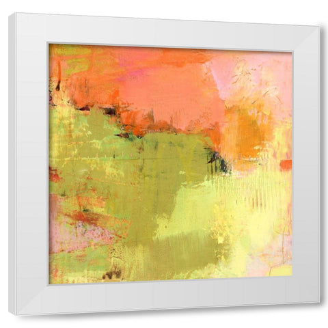 Clanach II White Modern Wood Framed Art Print by Jachimiec, Sue