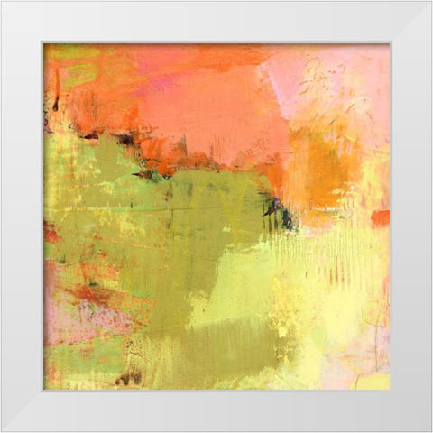 Clanach II White Modern Wood Framed Art Print by Jachimiec, Sue