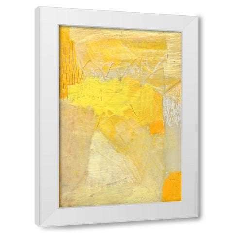Beamlet I White Modern Wood Framed Art Print by Jachimiec, Sue