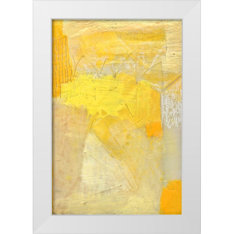Beamlet I White Modern Wood Framed Art Print by Jachimiec, Sue