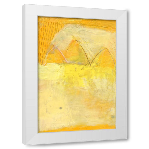 Beamlet II White Modern Wood Framed Art Print by Jachimiec, Sue