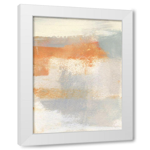 Amistie I White Modern Wood Framed Art Print by Jachimiec, Sue