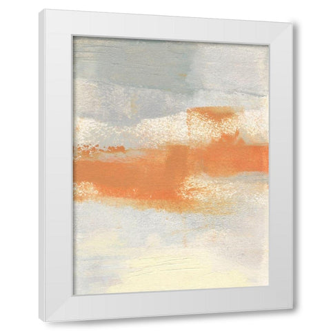Amistie III White Modern Wood Framed Art Print by Jachimiec, Sue