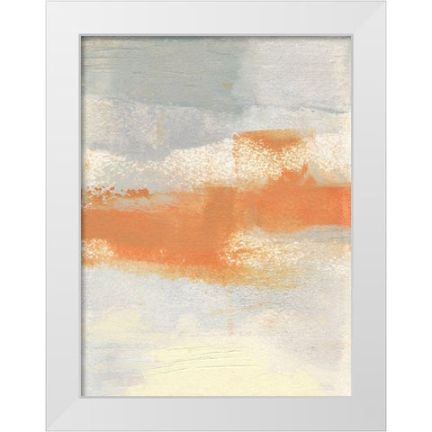 Amistie III White Modern Wood Framed Art Print by Jachimiec, Sue
