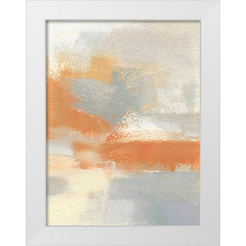 Amistie IV White Modern Wood Framed Art Print by Jachimiec, Sue