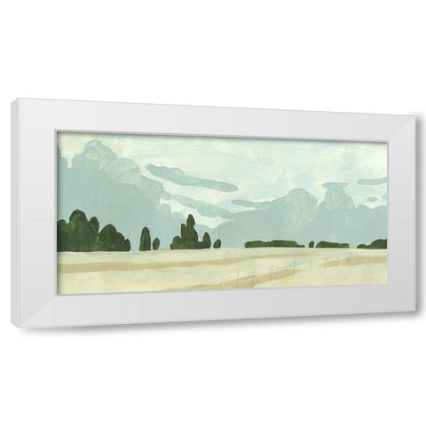 Farmland Study I White Modern Wood Framed Art Print by Caroline, Emma