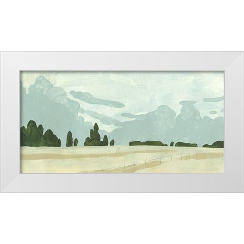 Farmland Study I White Modern Wood Framed Art Print by Caroline, Emma