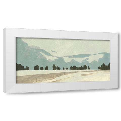 Farmland Study IV White Modern Wood Framed Art Print by Caroline, Emma