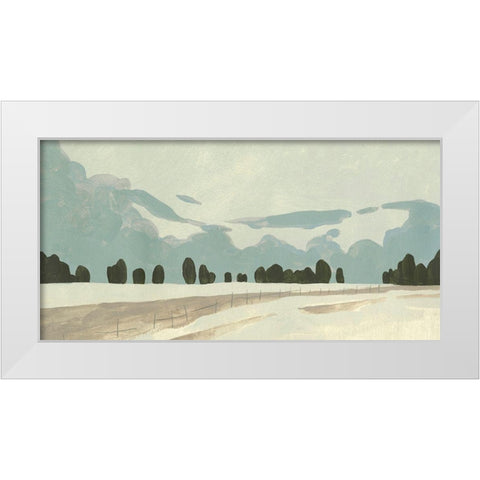 Farmland Study IV White Modern Wood Framed Art Print by Caroline, Emma