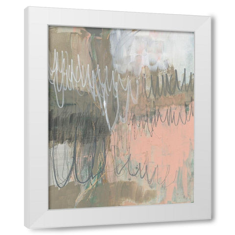 Twombly Script I White Modern Wood Framed Art Print by Goldberger, Jennifer