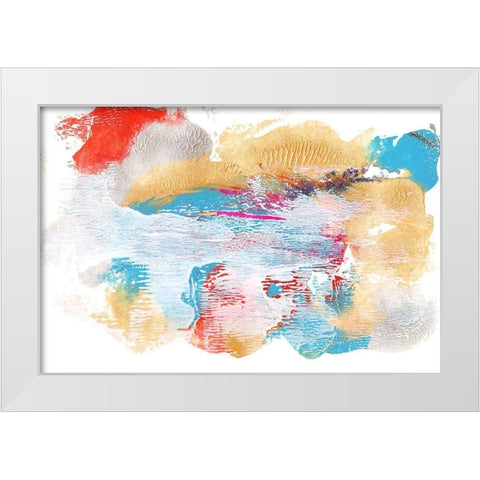 Whitewash Sunset I White Modern Wood Framed Art Print by Bramma, Lila