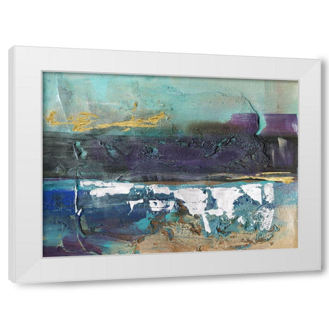 Mysteri I White Modern Wood Framed Art Print by Bramma, Lila