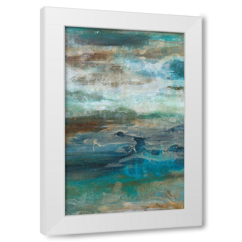 Siavash I White Modern Wood Framed Art Print by Bramma, Lila
