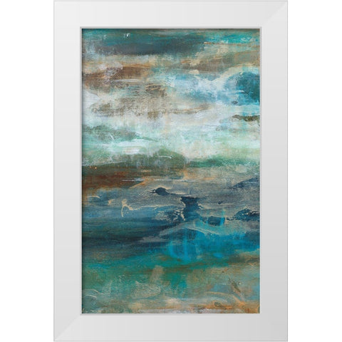 Siavash I White Modern Wood Framed Art Print by Bramma, Lila