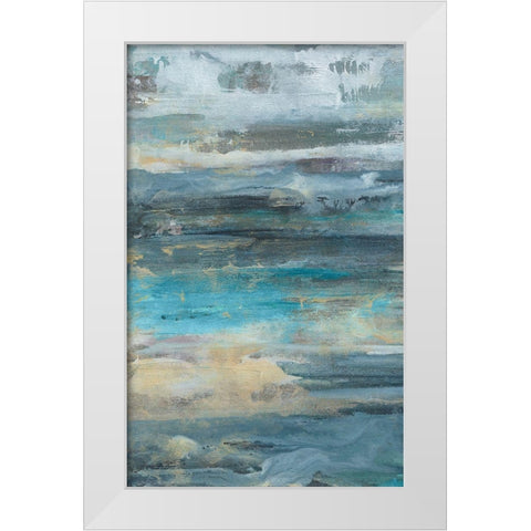 Siavash III White Modern Wood Framed Art Print by Bramma, Lila