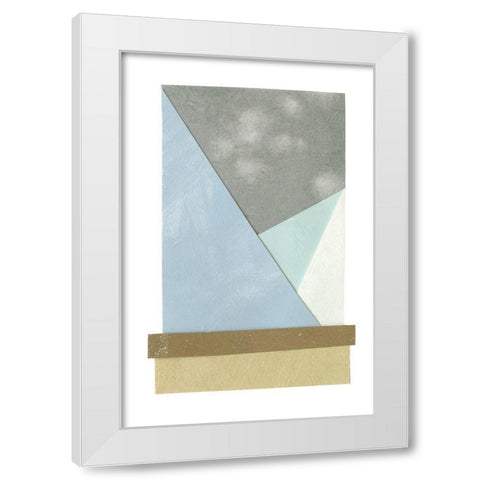 Mountain View Collage III White Modern Wood Framed Art Print by Caroline, Emma