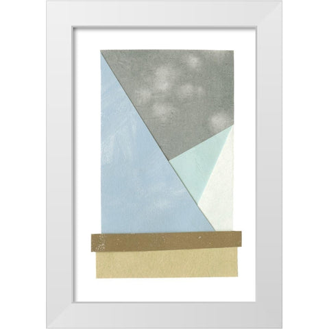 Mountain View Collage III White Modern Wood Framed Art Print by Caroline, Emma