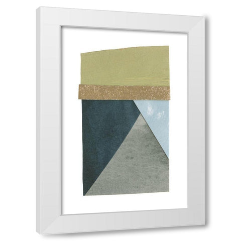 Mountain View Collage IV White Modern Wood Framed Art Print by Caroline, Emma
