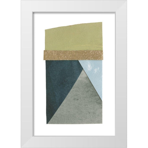 Mountain View Collage IV White Modern Wood Framed Art Print by Caroline, Emma