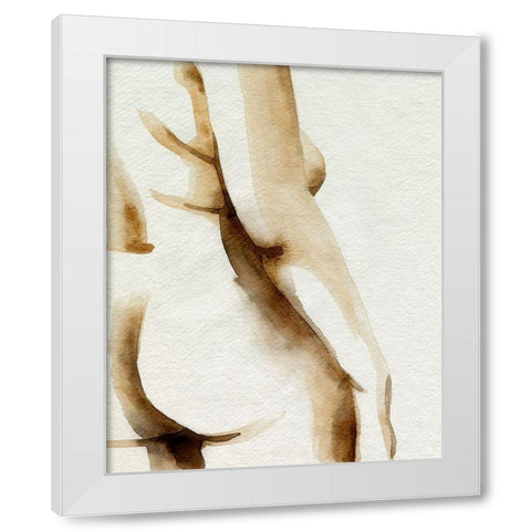 Comfortable I White Modern Wood Framed Art Print by Popp, Grace