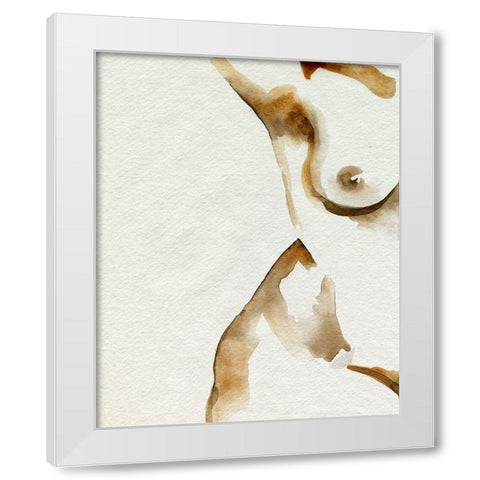 Comfortable II White Modern Wood Framed Art Print by Popp, Grace