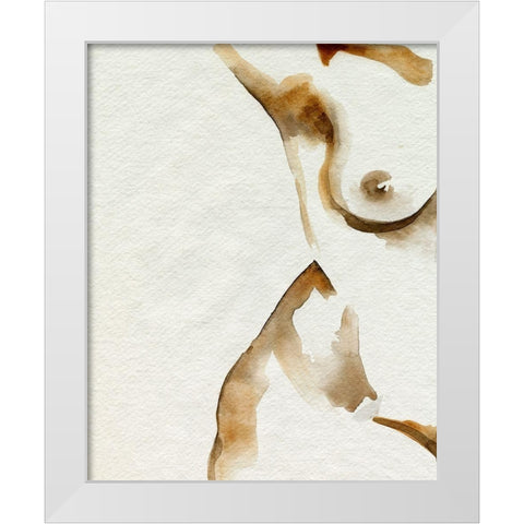 Comfortable II White Modern Wood Framed Art Print by Popp, Grace