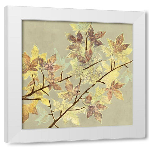 Renewed Maple I White Modern Wood Framed Art Print by Goldberger, Jennifer