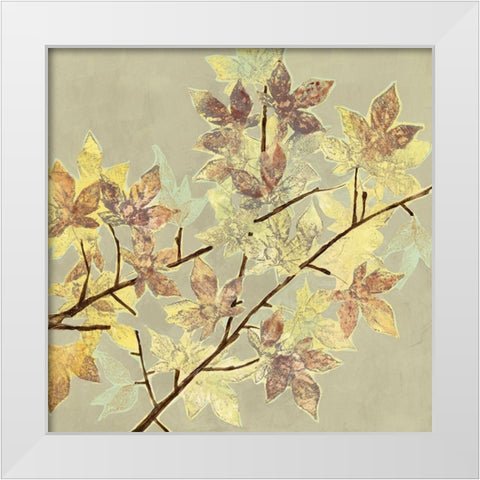 Renewed Maple I White Modern Wood Framed Art Print by Goldberger, Jennifer