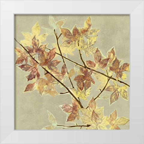 Renewed Maple II White Modern Wood Framed Art Print by Goldberger, Jennifer