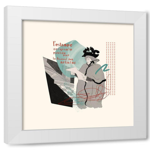 Lost Lullaby II White Modern Wood Framed Art Print by Wang, Melissa