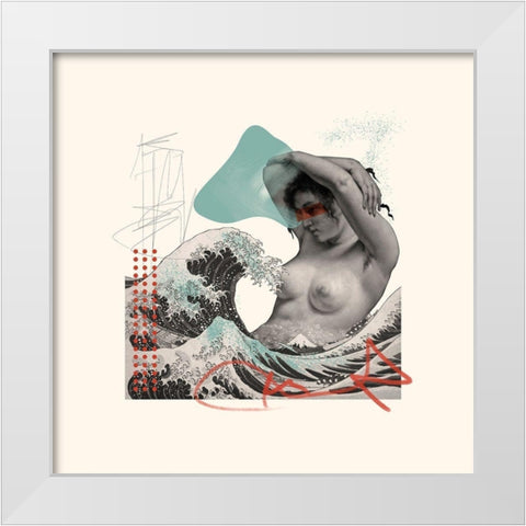 Lost Lullaby VI White Modern Wood Framed Art Print by Wang, Melissa