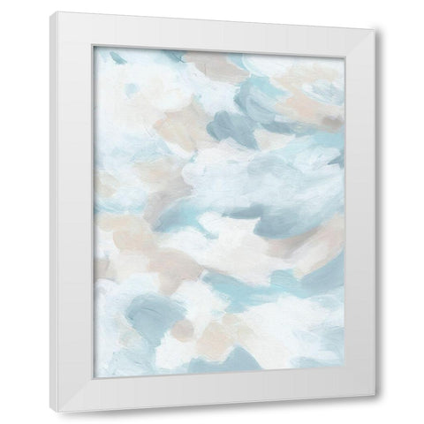 Sky Sweep I White Modern Wood Framed Art Print by Vess, June Erica